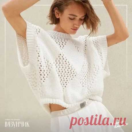 Узор для кофты спицами