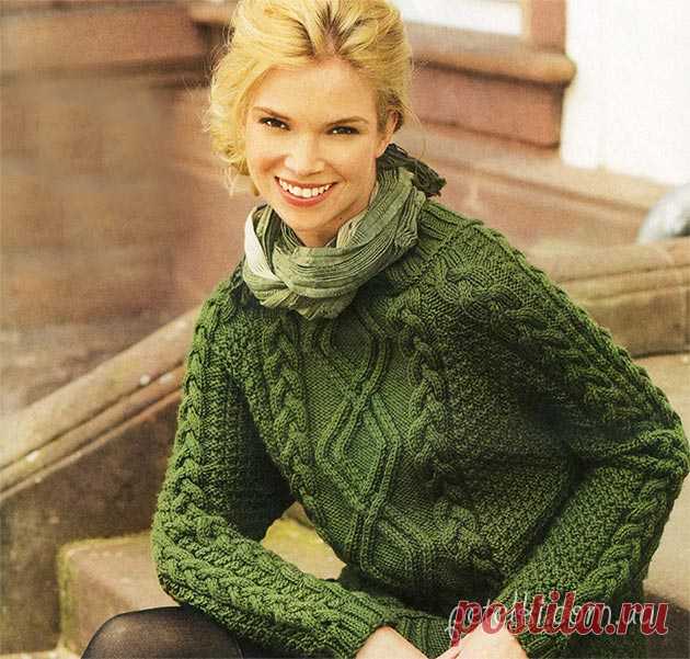 Теплые свитера и пуловеры со схемами » Страница 4