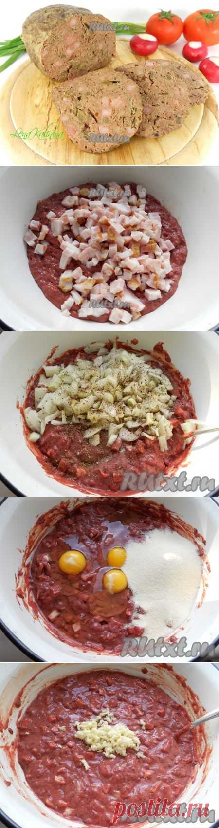 необыкновенно вкусная домашняя печеночная колбаса