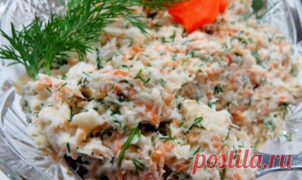Салатик с рыбой, он удивит вас своим изысканным вкусом! | еда и не только ! | Яндекс Дзен
