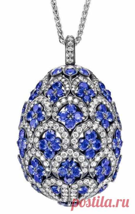 Faberge Sapphire Egg Pendant | Fabergé &amp; Other Eggs
