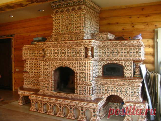 Плитка для печей и каминов: 9 термостойких видов с фото
