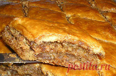 Сочинский пирог (ореховый) : Выпечка сладкая