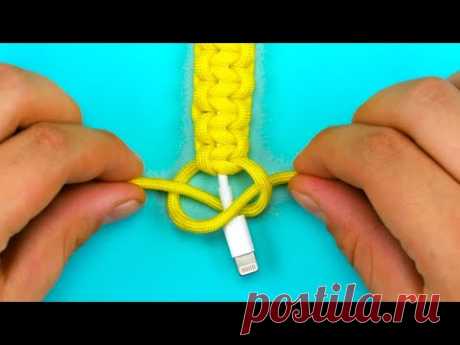 5 классных трюков с узелками, которые пригодятся каждому.