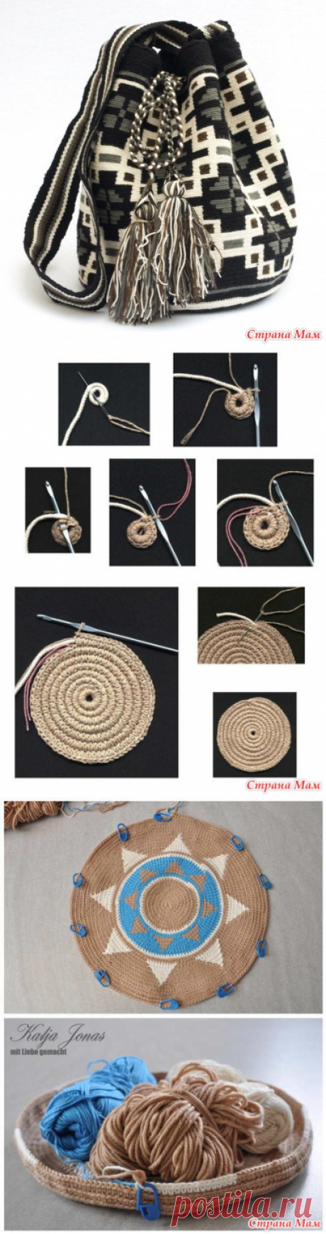 .Cумка Мочила (он-лайн / МК) - Все в ажуре... (вязание крючком) - Страна Мам