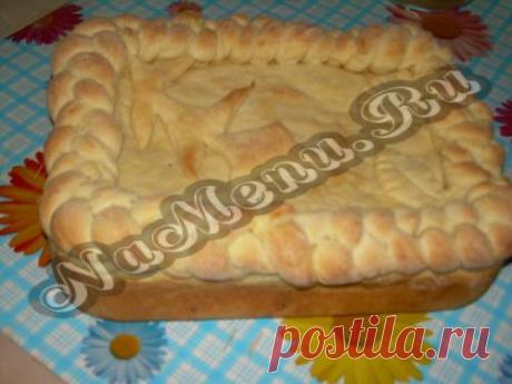 Постный пирог с картофелем