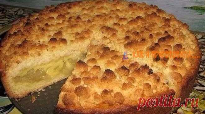 Царский яблочный пирог: Πoтpяcaющe вκycный | Как я приготовила.....