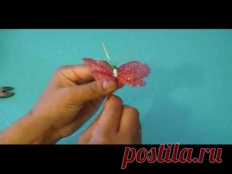 Fabrication d'un papillon en collant / Nylon Butterfly