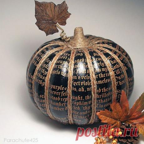Декупаж ТЫКВЫ. Готовимся к Хеллоуину. Идеи и мастер-классы