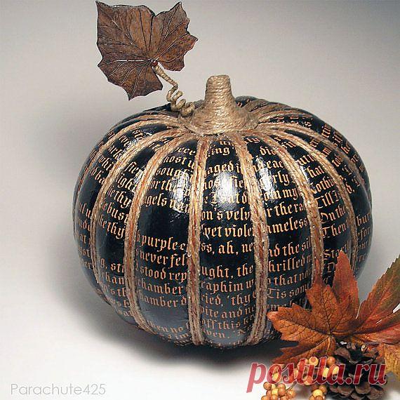 Декупаж ТЫКВЫ. Готовимся к Хеллоуину. Идеи и мастер-классы