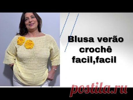 #blusadeverao  #croppeddecroche #cristinaamaduro