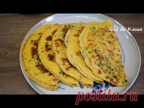 ТАКОЙ ЗАВТРАК ГОТОВЛЮ 3 РАЗА В НЕДЕЛЮ! Все смешал и на СКОВОРОДУ! Вкуснее, чем пицца!
