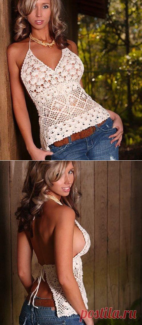 Белый топ | Золотые Руки