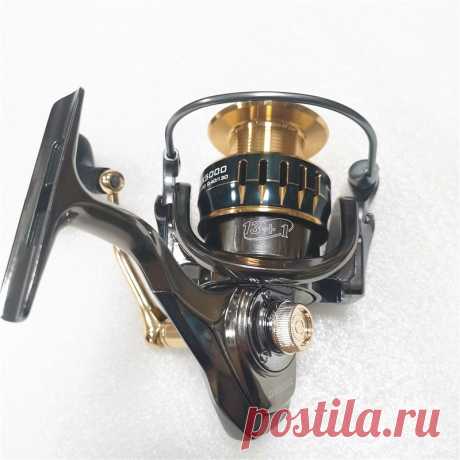 Вращающаяся катушка Okuma Baoxiong, 18 кг, 13 + 1 шарикоподшипник, спиннинговая катушка для морской рыбалки, металлическая проволочная катушка - купить по выгодной цене | AliExpress