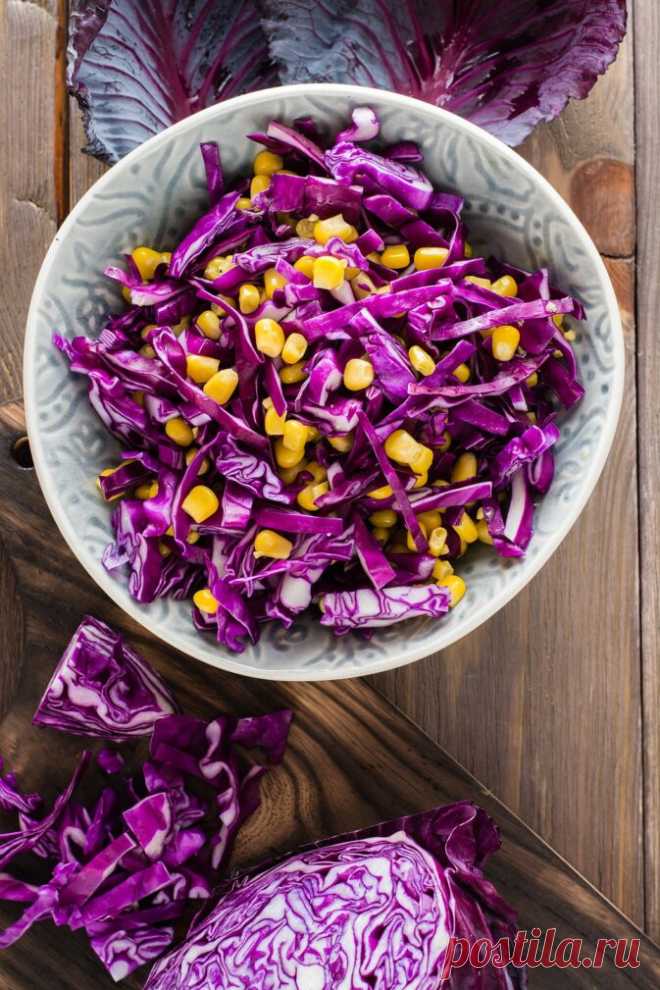 Салат из капусты и кукурузы рецепт с фото пошагово