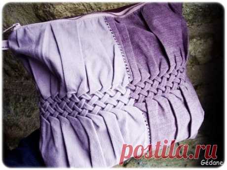 Защипы и буфы на ткани