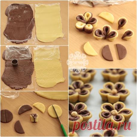 İki Renkli Papatya Kurabiye | Cahide Sultan بِسْمِ اللهِ الرَّحْمنِ الرَّحِيمِ