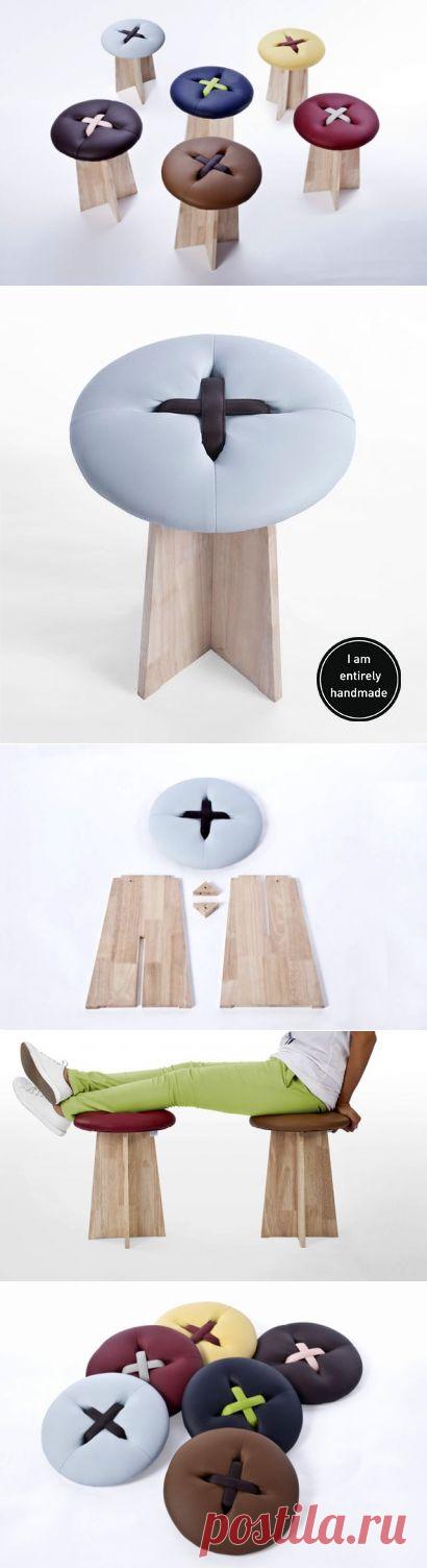 Табуретки - пуговицы