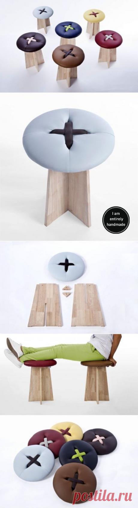Табуретки - пуговицы