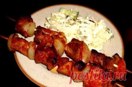 Шашлык в домашних условиях.