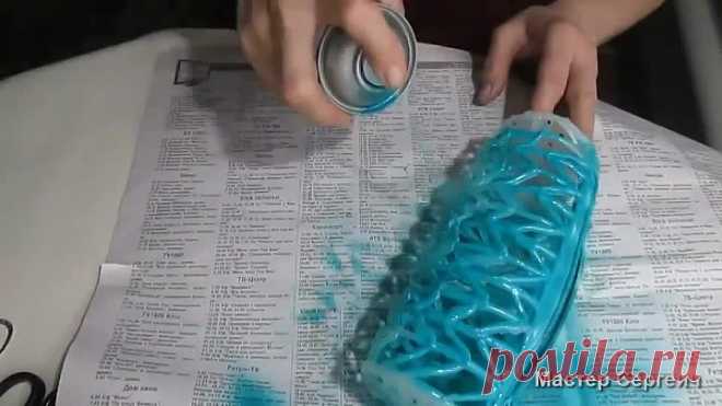 Косметичка или пенал из термоклея. Поделки из горячего клея