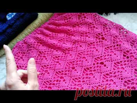 Как пришить подклад к вязаной юбке 🏵️ Юбка цвета ,,ФЛОКС