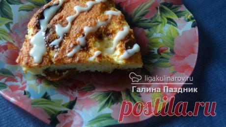 Творожная запеканка с сушеными яблоками рецепт пошаговый, рецепт творожной запеканки с яблоками, рецепты Лиги Кулинаров.