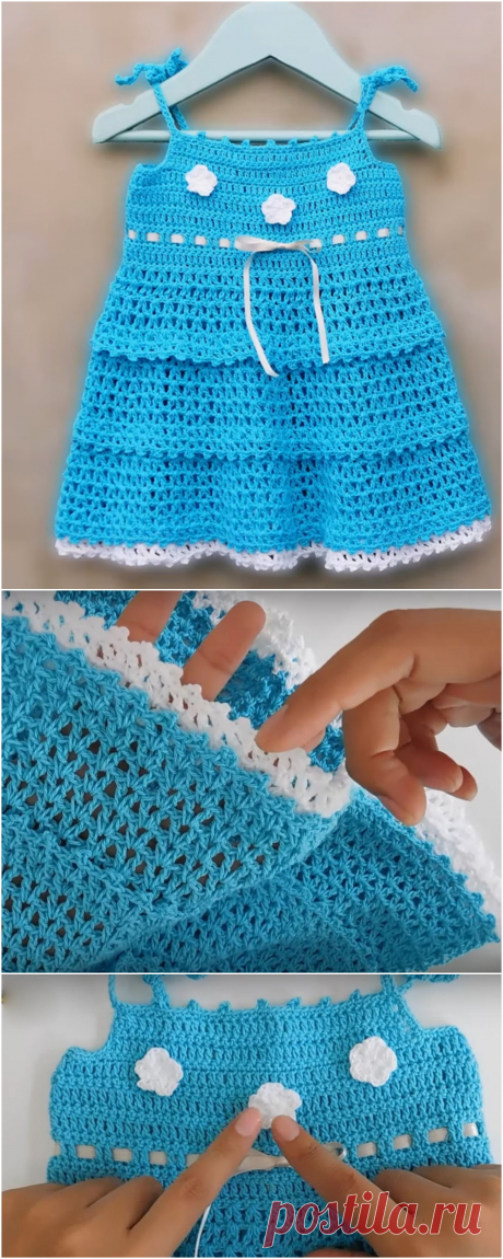 Crochet Baby Girl Dress For Beginners - Crochet Ideas
