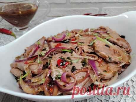 Маринованный язык - пикантный и вкусный деликатес