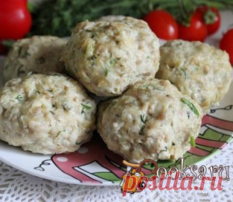 Паровые куриные тефтели с овощами и овсяными хлопьями фото рецепт приготовления
