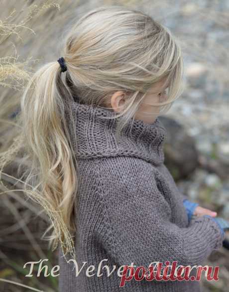 KNITTING PATTERN-The Palmyre Pullover 3/4 5/6 by Thevelvetacorn