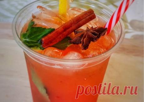 Клубничный пунш - пошаговый рецепт с фото. Автор рецепта Семейка ЧУ ✈️ . - Cookpad