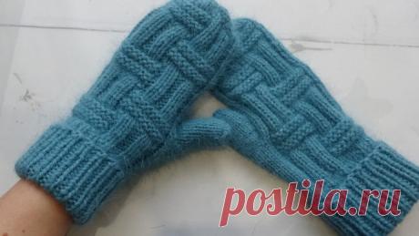 Варежки из "пуха норки"/Презентация МК