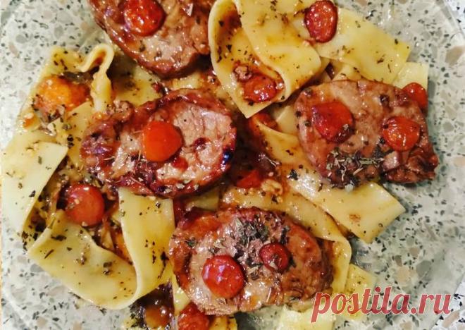 Паста со свининой в кисло- сладком соусе - пошаговый рецепт с фото. Автор рецепта Татьяна Бухтоярова . - Cookpad