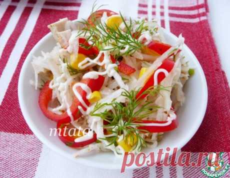 Салат из дайкона, индейки и кукурузы – кулинарный рецепт