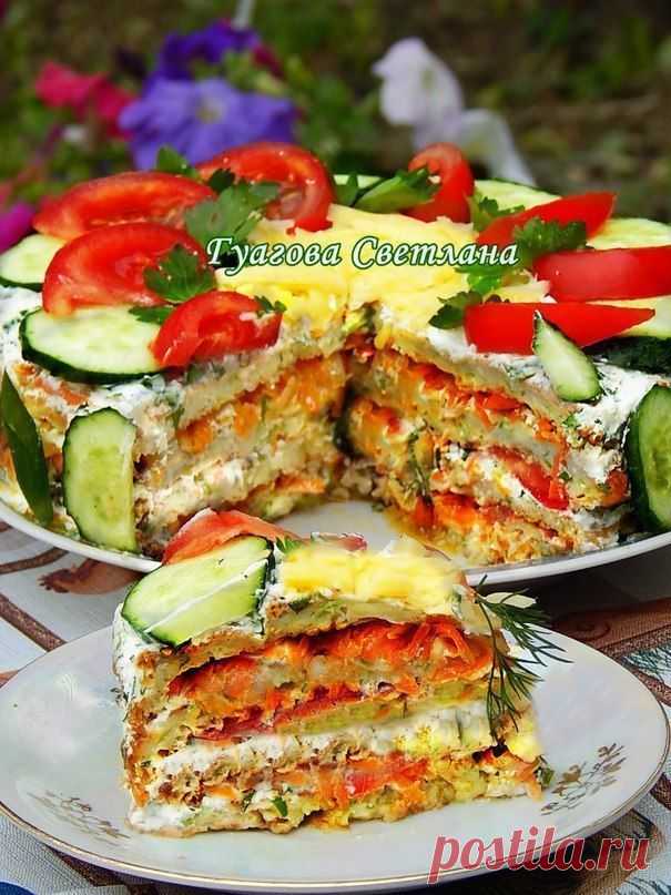 кабачковый торт
