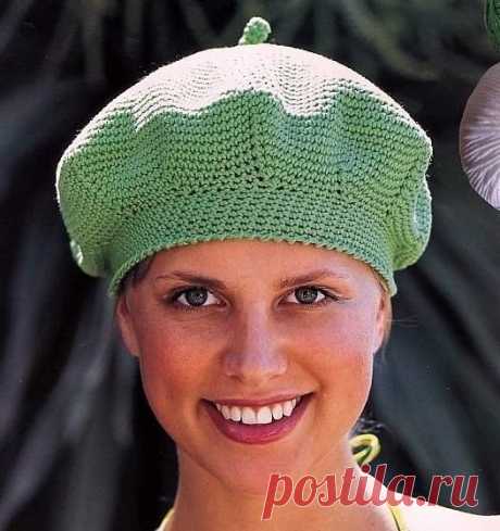 Берет крючком.
