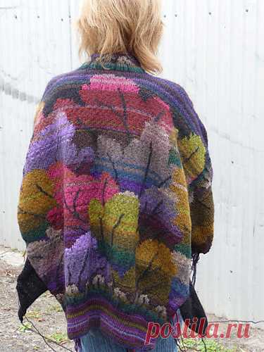 Tapestry Leaf Jacket by Kaffe Fassett