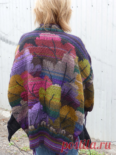Tapestry Leaf Jacket by Kaffe Fassett