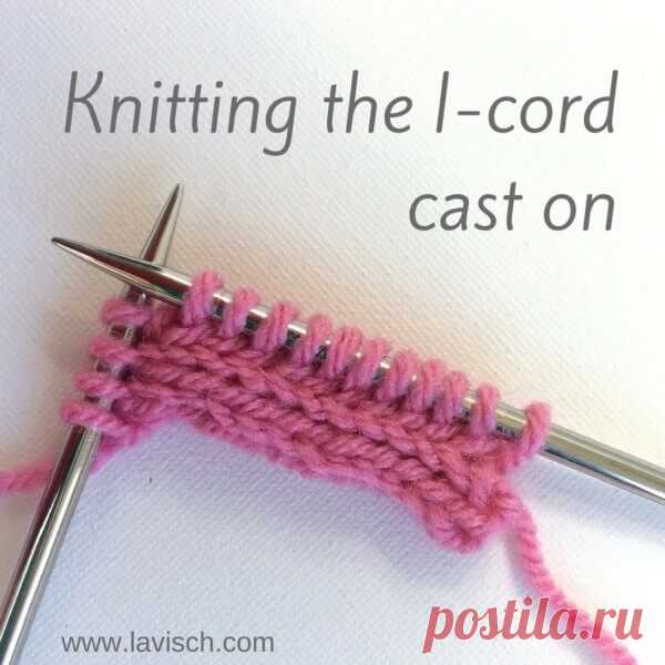 tutorial: knitting an i-cord cast-on - La Visch Designs The i-cord cast-on is a good way to make a nice stockinette edged finishing to your knitting project. Visit this tutorial to learn how to work it!