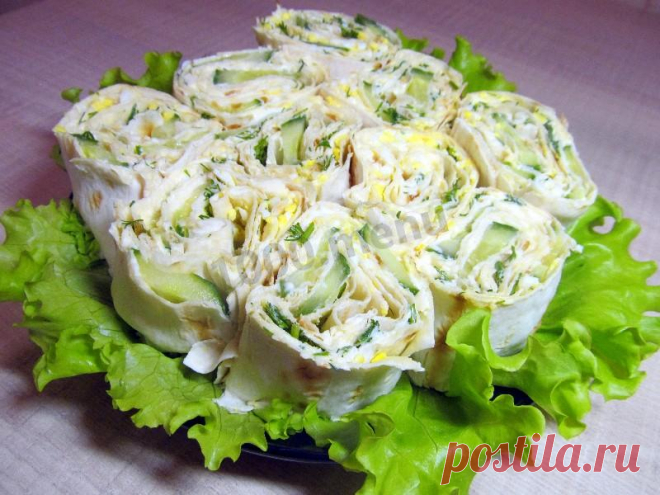 Лаваш с плавленым сыром рецепт с фото пошагово и видео - 1000.menu