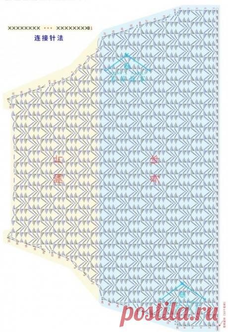 Джемпер крючком