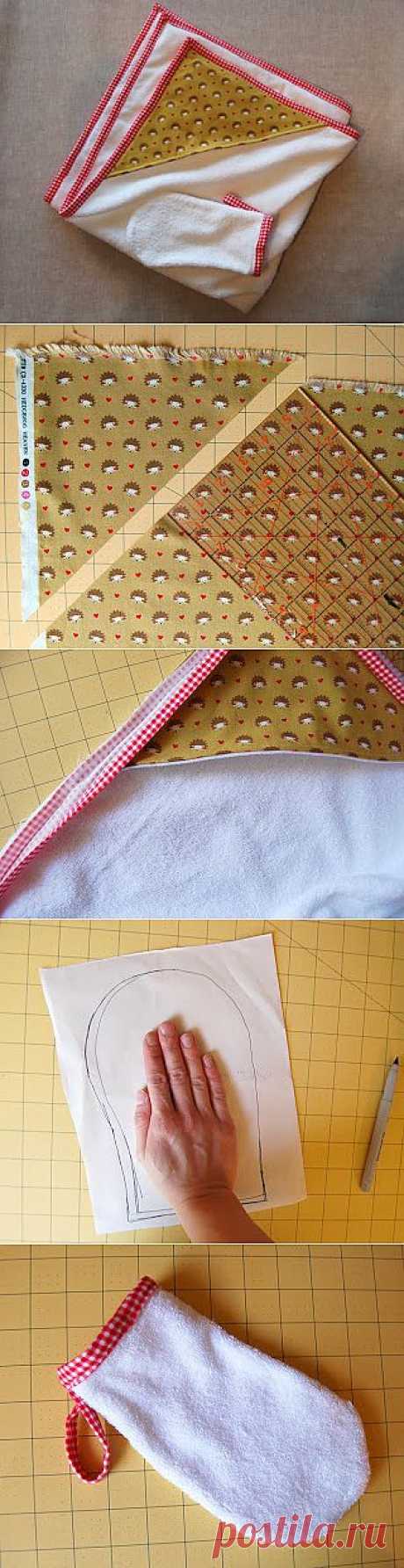 Sew to Speak: Hooded Baby Towel and Wash Mitt
