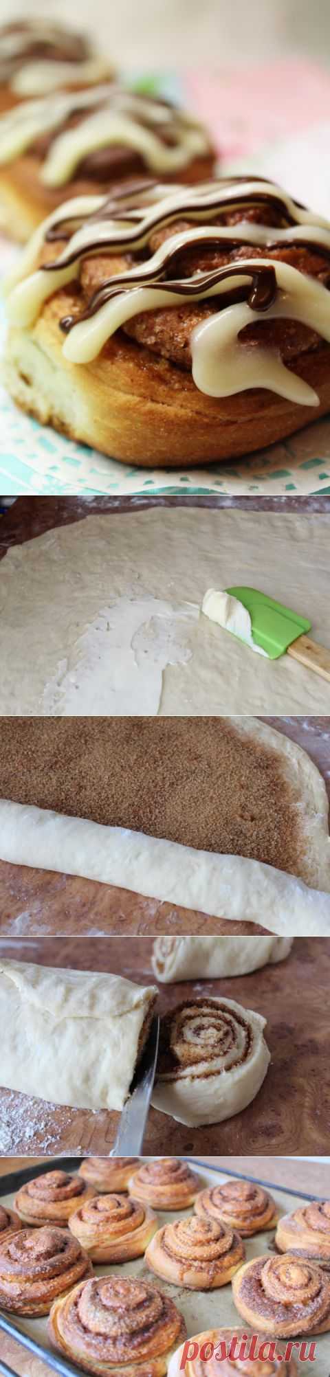 Булочки с корицей и сливочным кремом - пошаговый рецепт с фото - булочки с корицей и сливочным кремом - как готовить: ингредиенты, состав, время приготовления - Леди@Mail.Ru