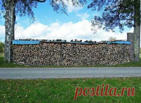 Хранение дров | Моя любимая дача