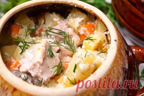 Курица с картошкой в горшочке. Вкусное блюдо без возни! - Идеальная хозяйка