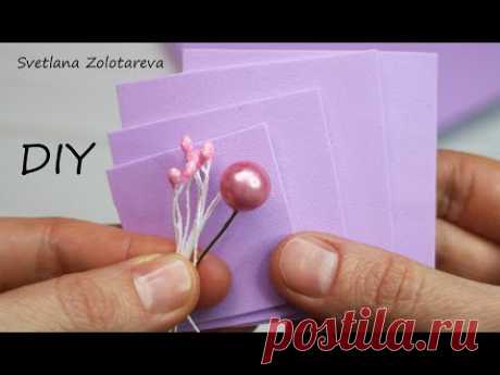 Магические цветы из фоамирана Идея Поделка Своими руками