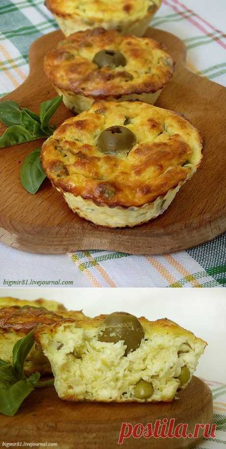 Кабачковые маффины с сыром | Четыре вкуса