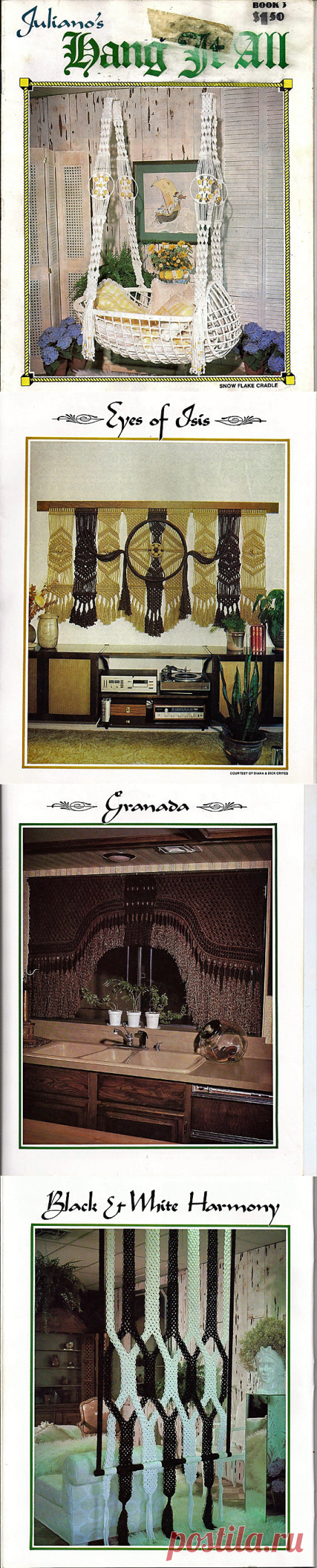 Juliano's Hanig It All Macrame Book 3 от grammysyarngarden на Etsy