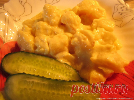 Картошка томленая в молоке